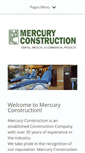 Mobile Screenshot of mercuryconstruction.com