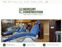 Tablet Screenshot of mercuryconstruction.com